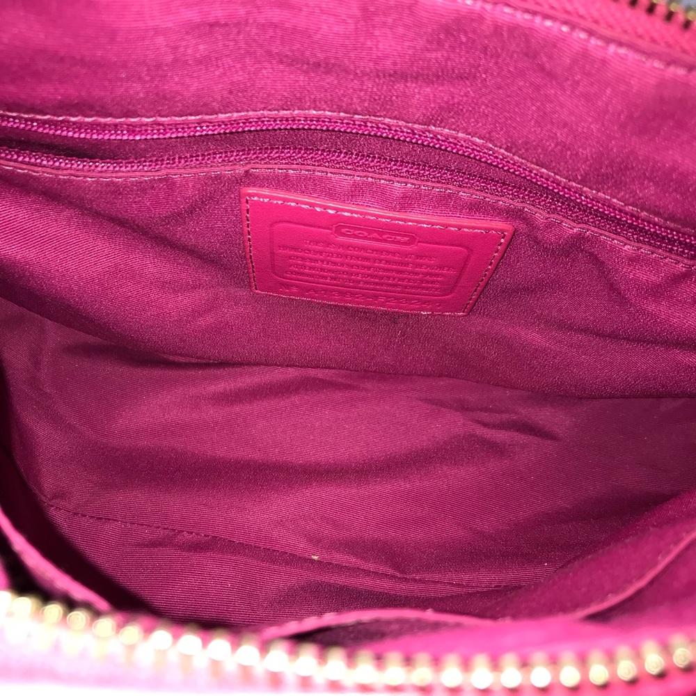 Coach Hot Pink Shoulder Bag - Picture 3 of 4